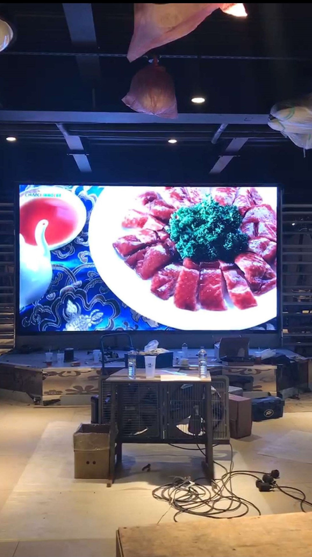 臺灣臺中 戶內(nèi)P4全彩屏  18平方