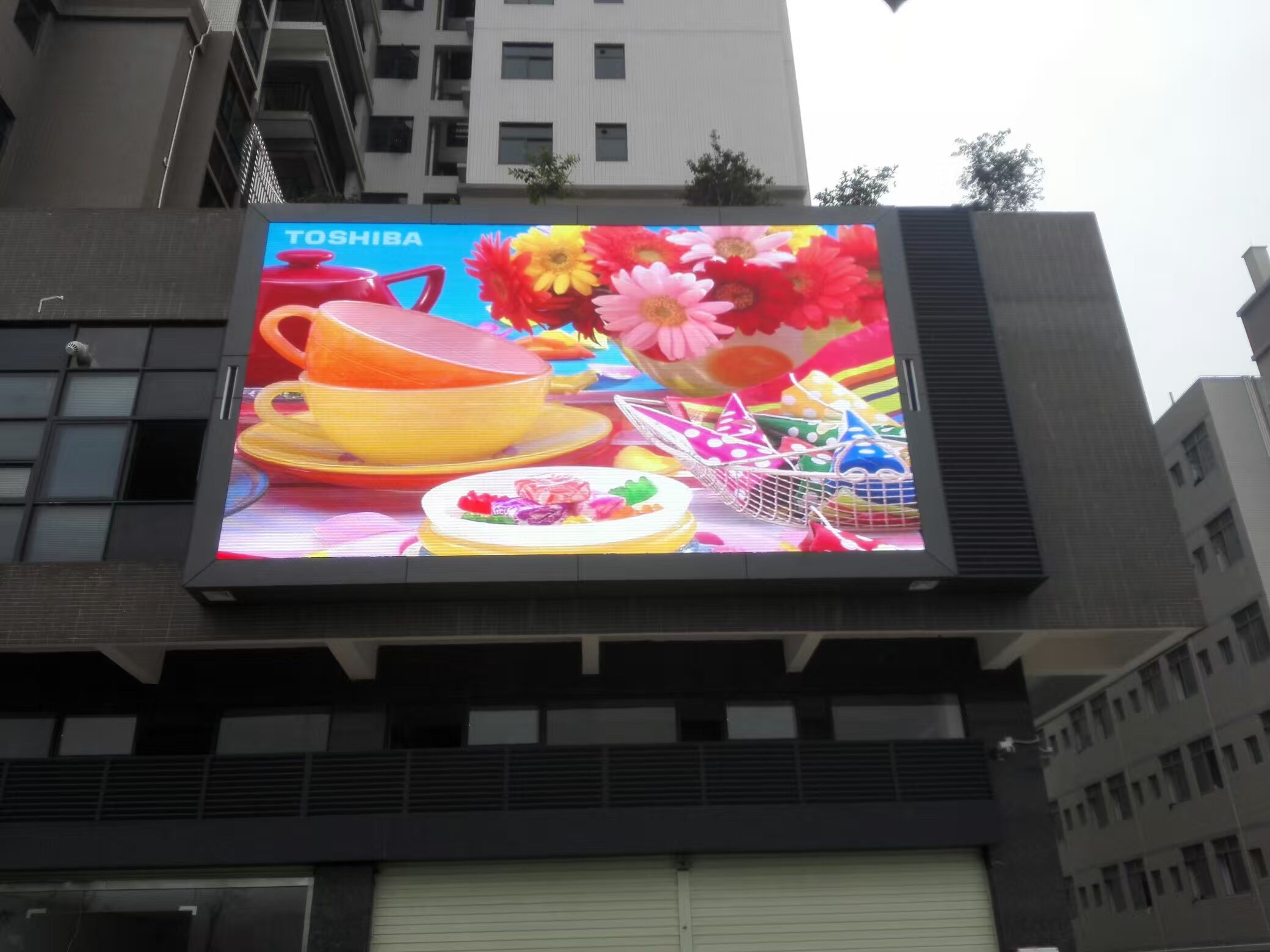 廣東河源 戶外P8全彩屏-30平方