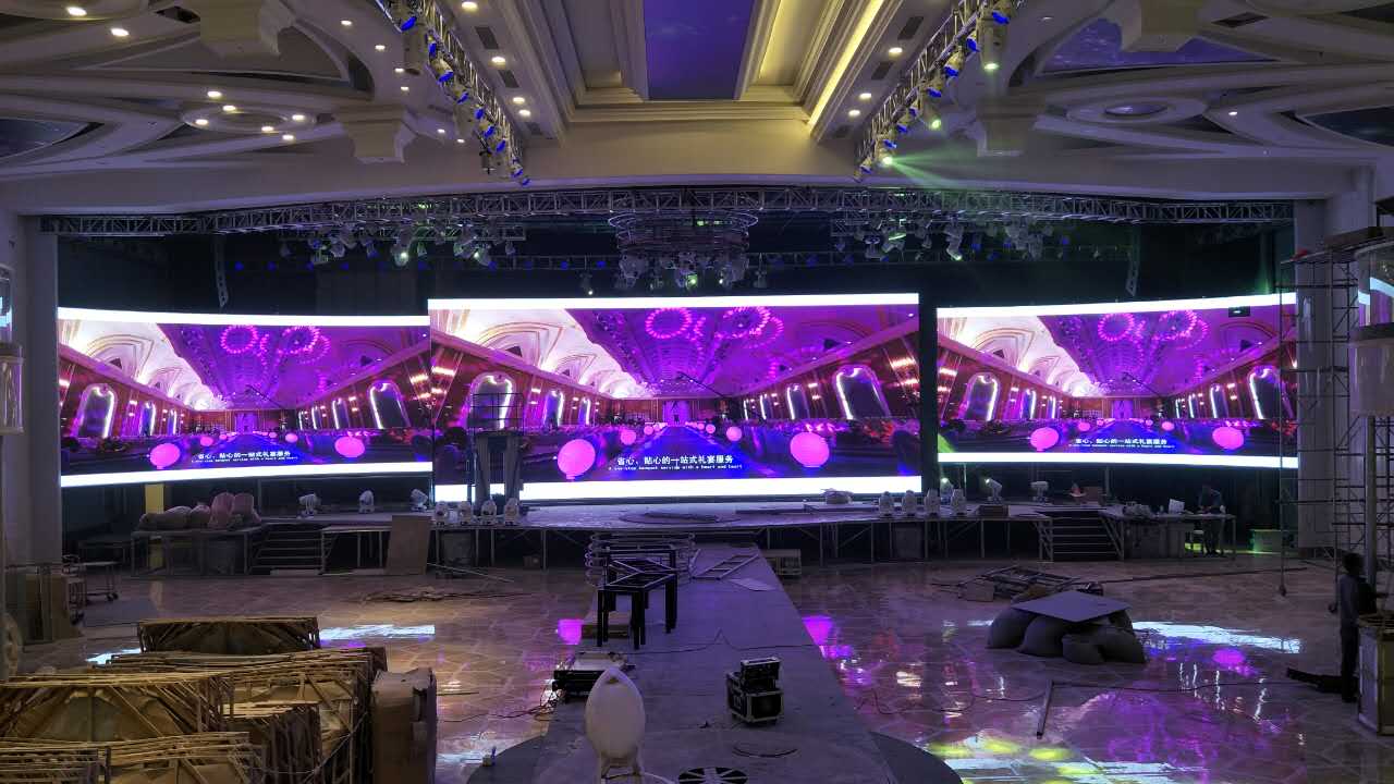 內(nèi)蒙古巴彥淖爾  戶內(nèi)P5租賃屏  160平方