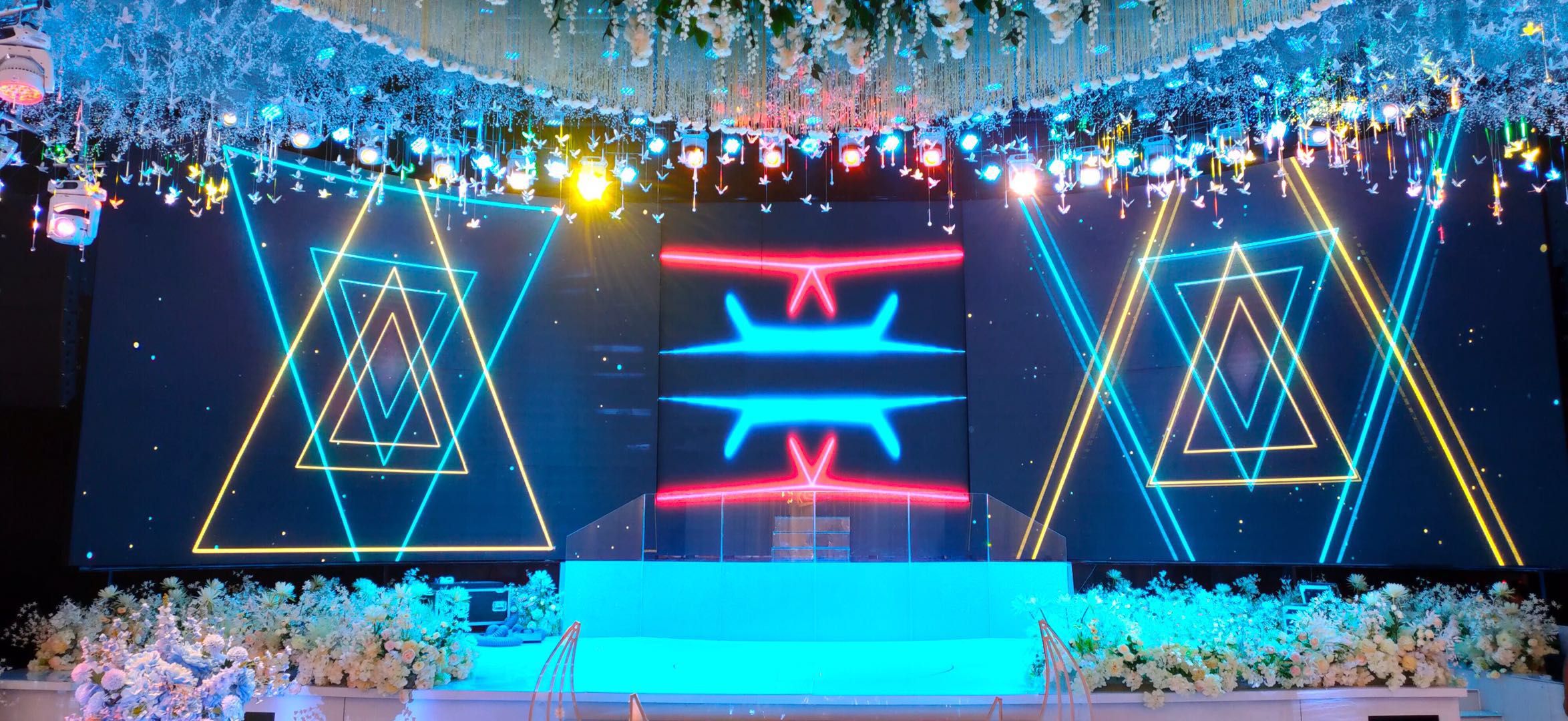 內(nèi)蒙古巴彥淖爾  戶內(nèi)P5租賃屏78平方